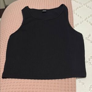 SHEIN Black Ribbed Tank Top
size Small
barely worn, like new